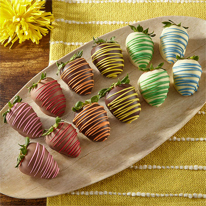 product image for Rainbow Chocolate Covered Strawberries 