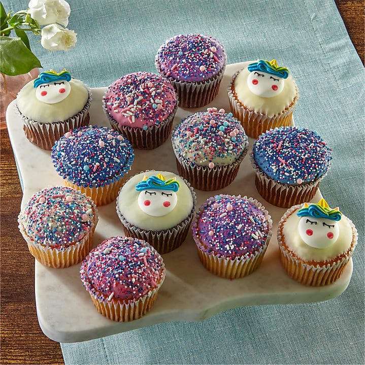 product image for Unicorn Belgian Chocolate Dipped Cupcakes
