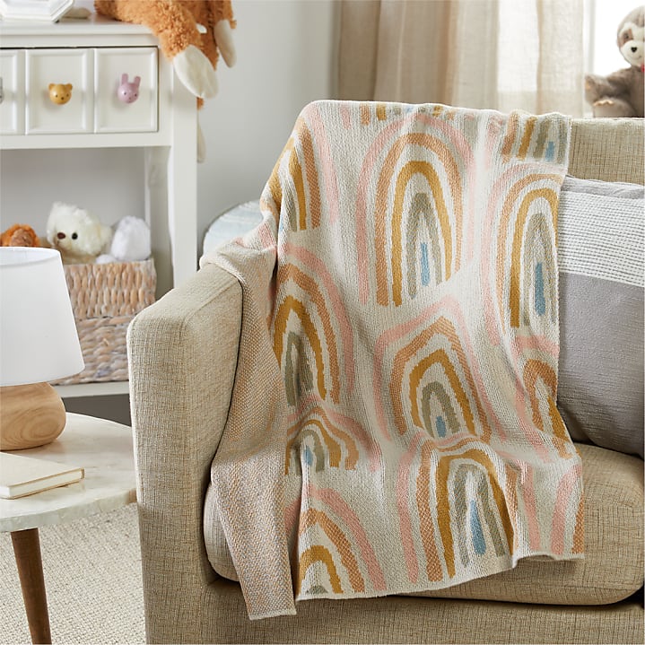 product image for Rainbow Pink Baby Blanket