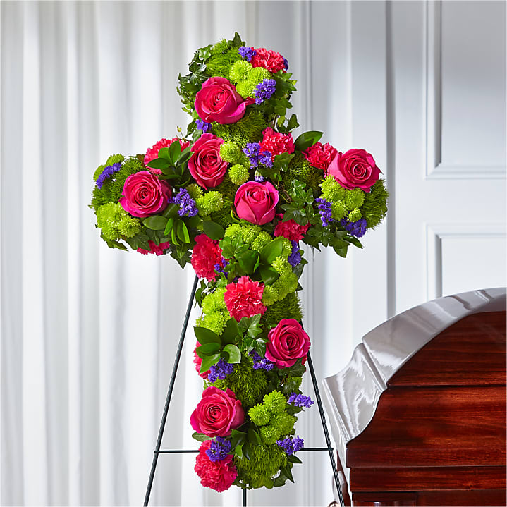 product image for Tribute Rose Floral Cross